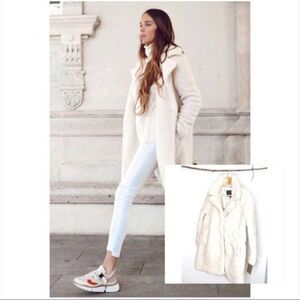 Copy - Faux Fur Teddy Coat In Oatmeal